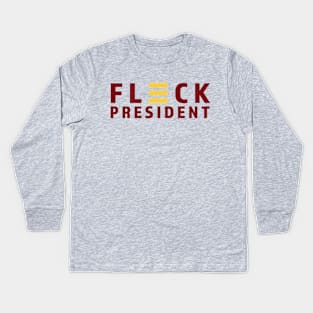 Fleck for President Kids Long Sleeve T-Shirt